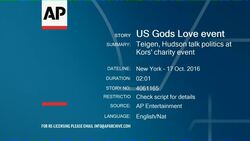 Teigen, Hudson talk politics at Kors' charity event Instructional Video