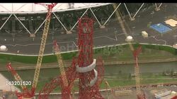 Olympic Stadium & Statue Under Construction News Clip