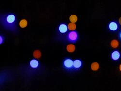 Blinking lights blurred. Stock Footage