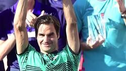 VOICED : Federer conquisto su quinto Indian Wells News Clip
