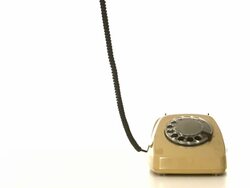 Having conversation on the phone Stock Footage