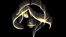 woman face silhouette Stock Footage