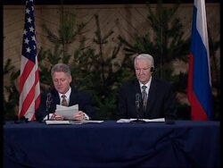 FINLAND: PRESIDENT CLINTON &amp; YELTSIN END HELSINKI SUMMIT UPDATE News Clip