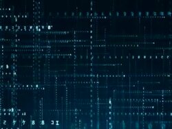 blue multi-code Stock Footage