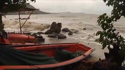 CLEAN : Residents in Martinique relieved as worst of hurricane avoided News Clip