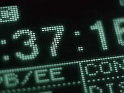 Counter equipment in the work. Stock Footage