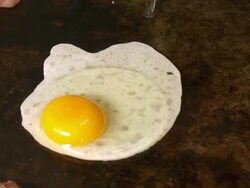 CU PAN Shot of food cooking upon frying bench / Port Kembla, New South Wales, Australia Stock Footage