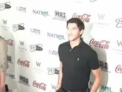 Evan Lysacek at CW3PR Presents Gold Meets Golden At Equinox Sports Club Hosted By Nicole Kidman 1/12/2013 in Los Angeles, CA.(Footage by WireImage Video/Getty Images Entertainment Video) Stock Footage