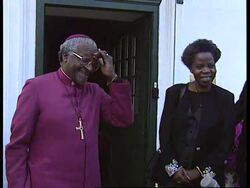 SOUTH AFRICA: CAPE TOWN: DESMOND TUTU STEPS DOWN AS ARCHBISHOP News Clip