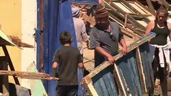 CLEAN : The Chilean town of Coquimbo devastated by tsunami waves News Clip