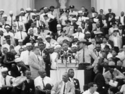 Martin Luther King - I Have a Dream speech Stock Footage