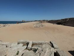 Hippodrome, Caesarea, Israel Stock Footage