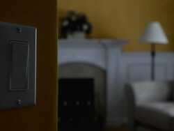 Wall Light Switch Stock Footage