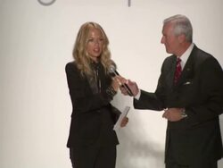 SPEECH: Rachel Zoe announces the competition winner of the 4th Annual Supima Design Competition Stock Footage