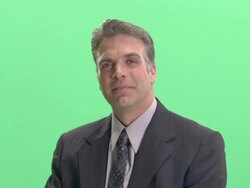 CU, Businessman making faces in studio Stock Footage