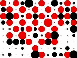 CHESSBOARD PATTERN : dots, chaotic progress, finally disappear (TRANSITION) Stock Footage
