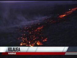 Scientists say a new lava flow has broken out at Mt. Kilauea, a Hawaiian volcano that has been continuously erupting for nearly three decades. News Clip