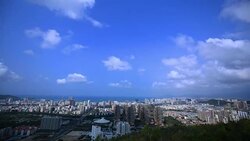 Time lapse of Sanya, China Stock Footage