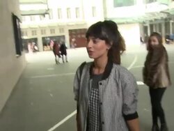 Foxes, (Louisa Rose Allen), at Celebrity Sightings in London on March 4, 2014 in London, England. Stock Footage