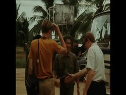 SYND 7-9-70  US YOUTH DELEGATION IN CAMBODIA News Clip