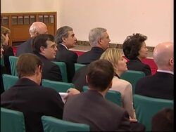 WRAP Closing statement on final day of trade meeting, group photo ADDS Bernanke News Clip