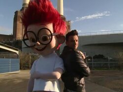 Peter Andre at 'Mr Peabody and Sherman' photo call at Battersea Dogs & Cats Home on February 4, 2014 in London, England. Stock Footage