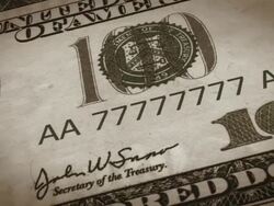 Dollar bills Stock Footage
