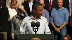 President on bus tour to press case for new jobs package News Clip