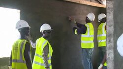 CLEAN : Images of British run Ebola facilities in Sierra Leone News Clip