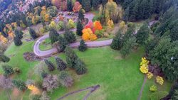 Aerial Portland SW Forest Stock Footage