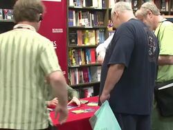 In-store Appearance by Sinead OÂ’Connor Signing Her New Religious-Themed 2-Disc Album 'Theology' Stock Footage
