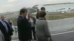 Rousseff tours stadium that will host World Cup opening match Instructional Video