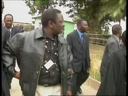 WRAP Mugabe votes, Tsvangirai comments, voting News Clip