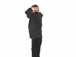 HD: Intolerant Businessman Stock Footage