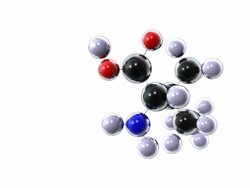 Isoleucine molecule Stock Footage