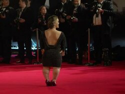 Ellie Simmonds at 'Skyfall' Royal World Premiere at Royal Albert Hall at Royal Albert Hall on October 23, 2012 in London (Footage by WireImage Video/Getty Images) Stock Footage