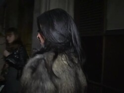 Nicole Scherzinger at Celebrity Video Sightings Stock Footage