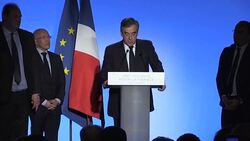 CLEAN : French conservative candidate Fillon rallies supporters News Clip