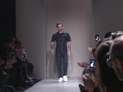 Designer Marc Jacobs at Marc by Marc Jacobs - Fall 2013 Mercedes-Benz Fashion Week Stock Footage