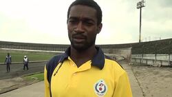 CLEAN : Football Cameroons Ekeng dies during Romanian league game News Clip
