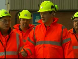 George Osborne visits Thoresby Colliery News Clip