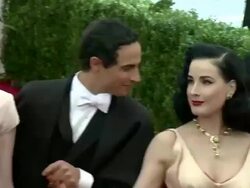 Karen Elson, Zac Posen, Dita Von Teese at 'Charles James: Beyond Fashion' Costume Institute Gala - Arrivals Stock Footage