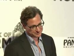 Bob Saget at The Book Of Mormon Los Angeles Opening Night Stock Footage