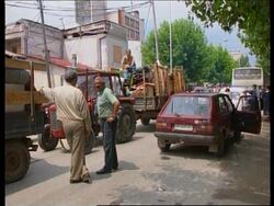 YUGOSLAVIA: KOSOVO: SERB EXODUS News Clip