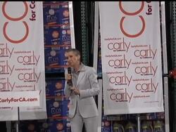 Former Silicon Valley executive Carly Fiorina said Wednesday she's running for the chance to seize Barbara Boxer's Senate seat, depicting the Democrat as a do-nothing who wrote novels while jobs vanished and government spending soared News Clip