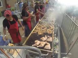 Salsa on St. Clair Ave West Largest Hispanic Festival in Canada Stock Footage