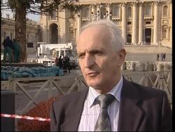 Christmas tree erected in St Peter's Square News Clip