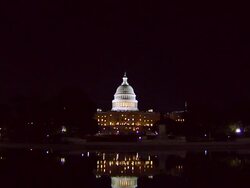 HD US Capital Night Snap Zoom_1 (1080/24P) Stock Footage