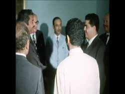 SYND 08/10/72 FIVE NATION PEACE MEETING  TO DISCUSS NORTH AND SOUTH YEMEN CONFLICT News Clip
