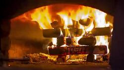 TimeLapse - Wood fire oven Stock Footage